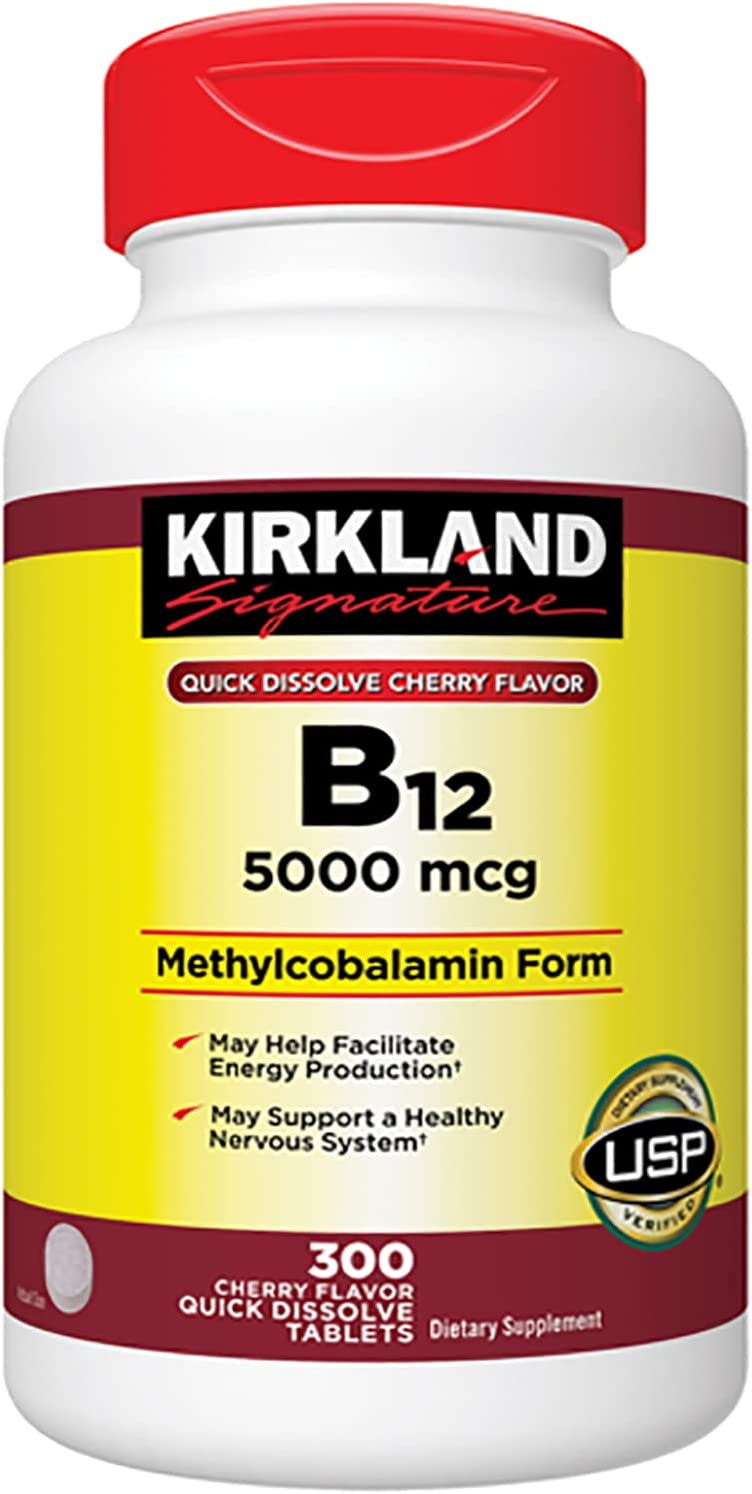 Kirkland Vitamina B-12 5000 Mcg 300 Tabs - Luegopago